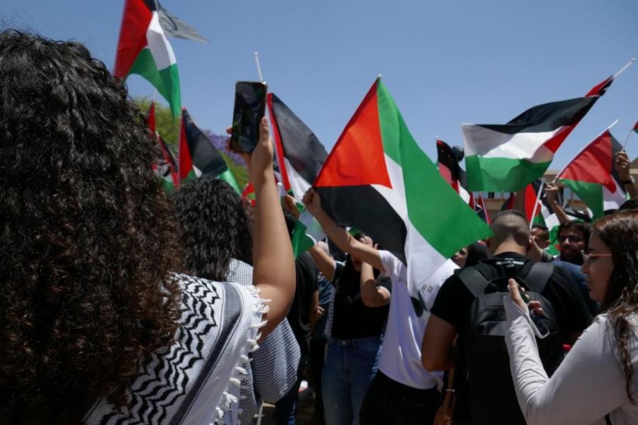 الجبهة الطلابية تستنكر قرار محكمة جامعة بئر السبع إدانة الطالبة وطن ماضي